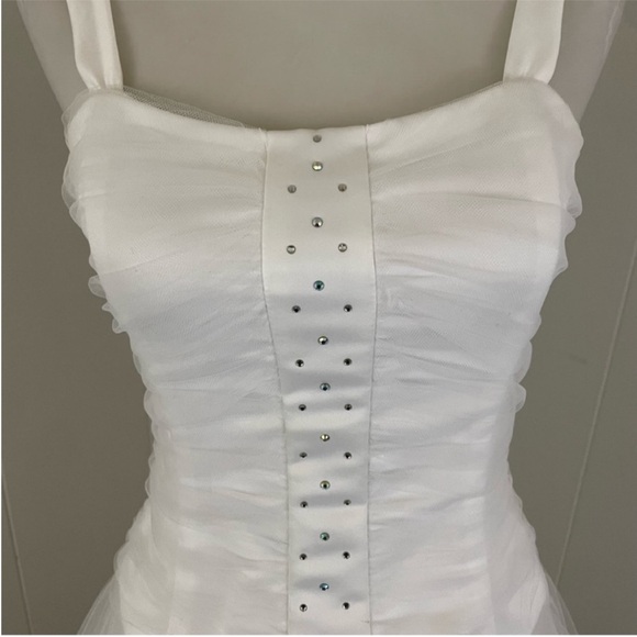 Vintage Gunne Sax Wedding Dress Women’s 2 Bridal Jessica McClintock Tulle A-Line - Picture 4 of 15